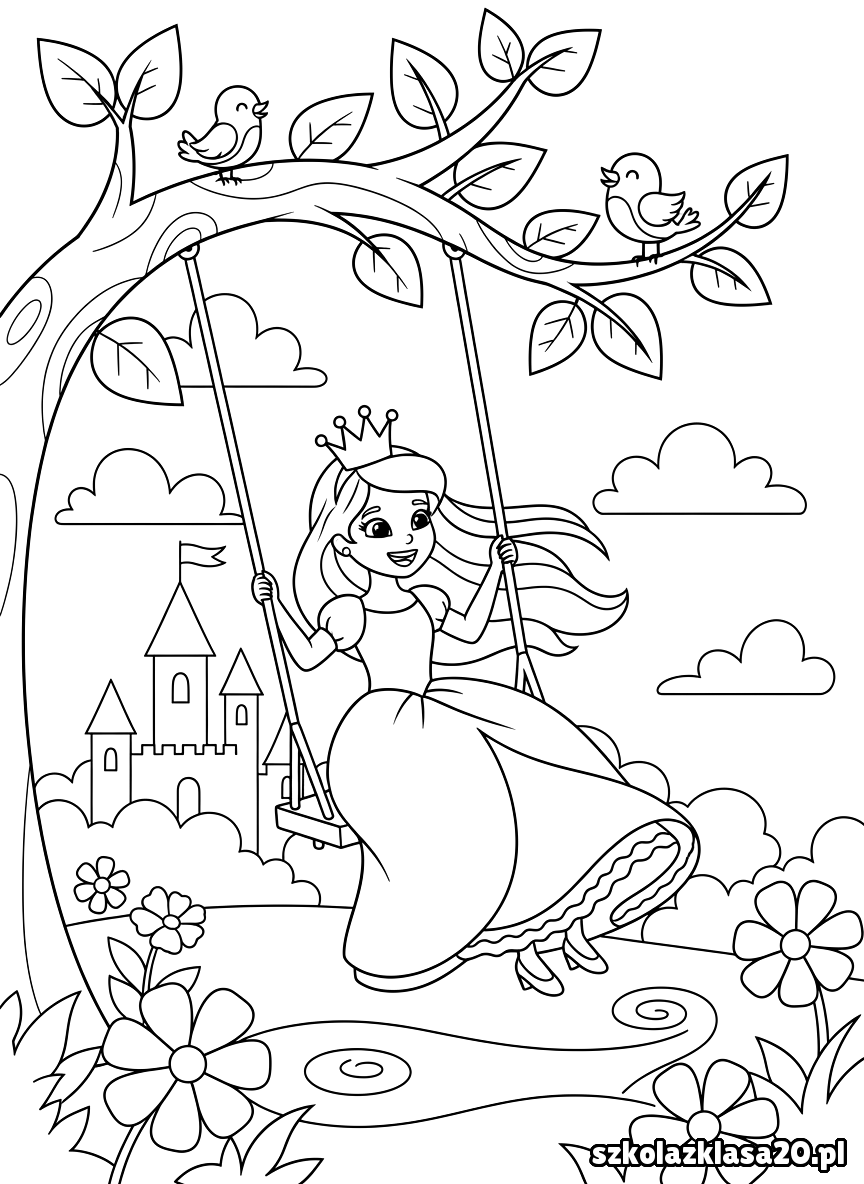 kolorowanka księżniczka