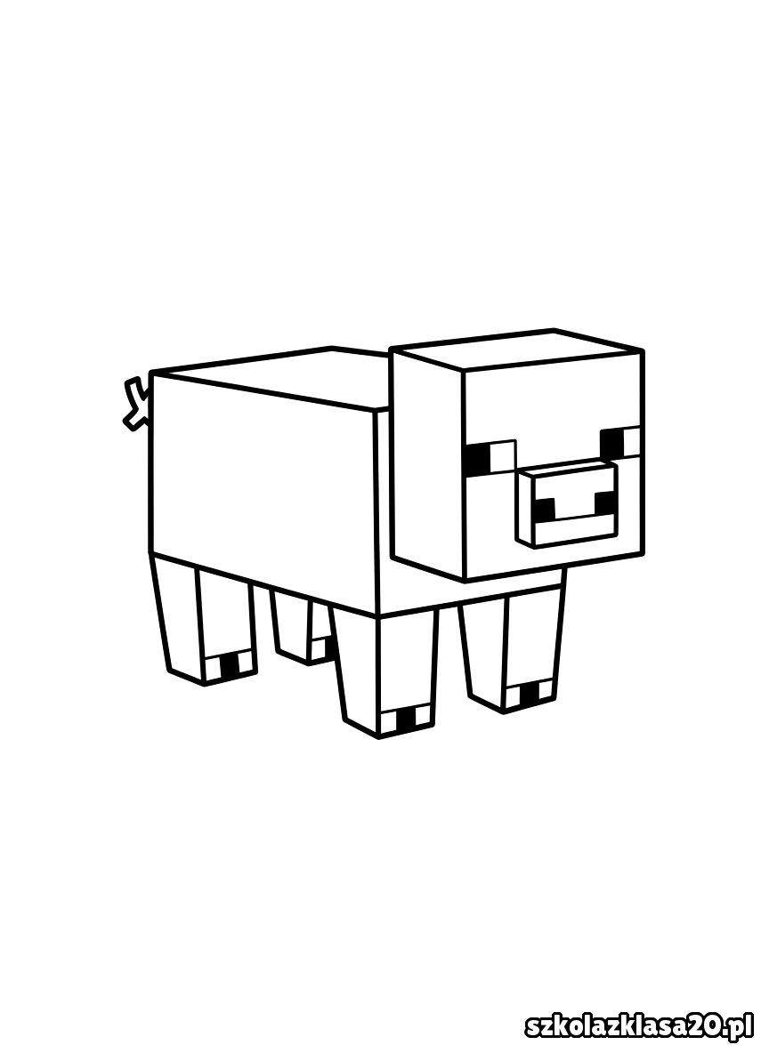 kolorowanka minecraft