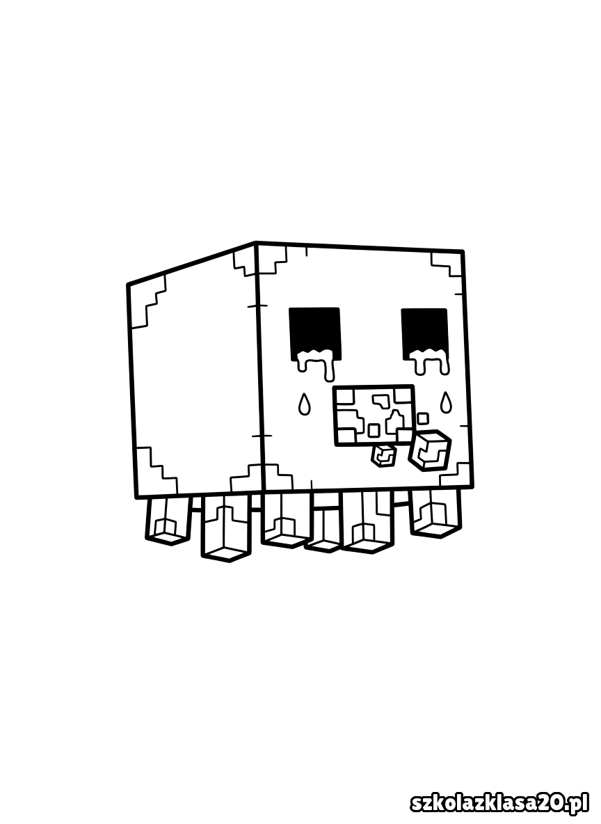 kolorowanka minecraft