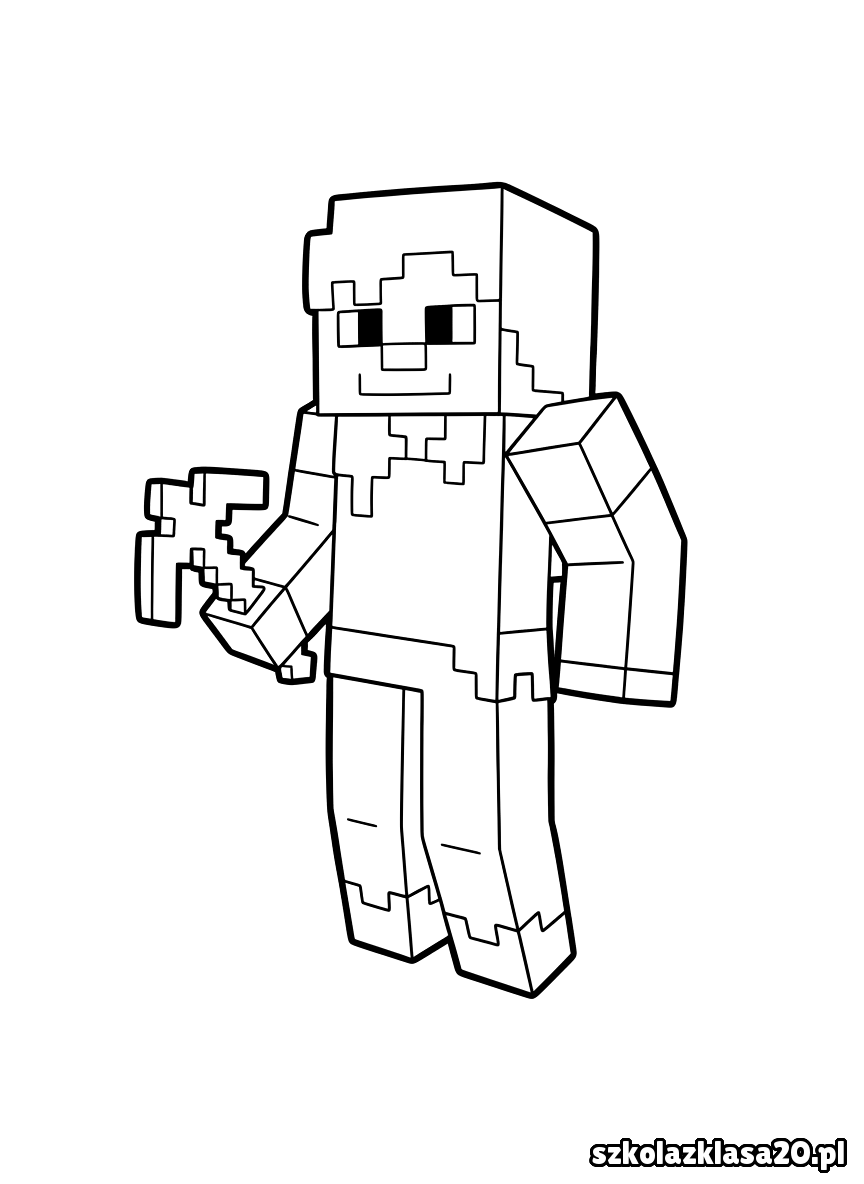 kolorowanka minecraft