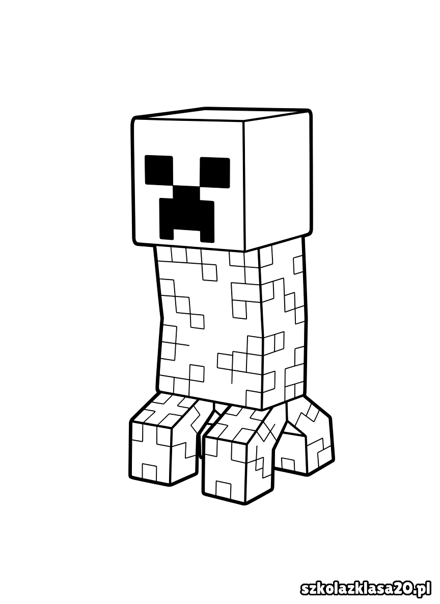 kolorowanka minecraft