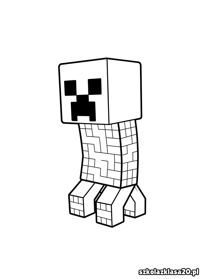 kolorowanka minecraft