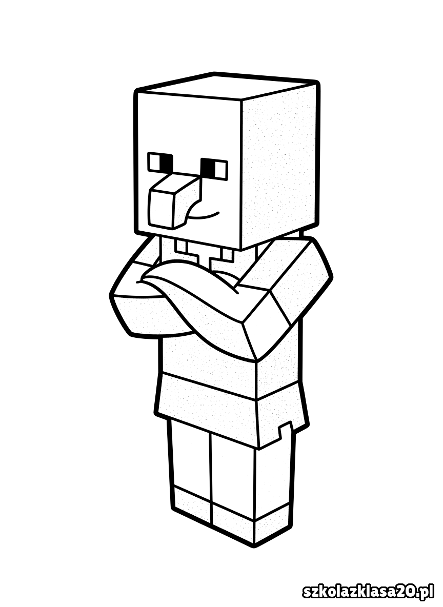 kolorowanka minecraft