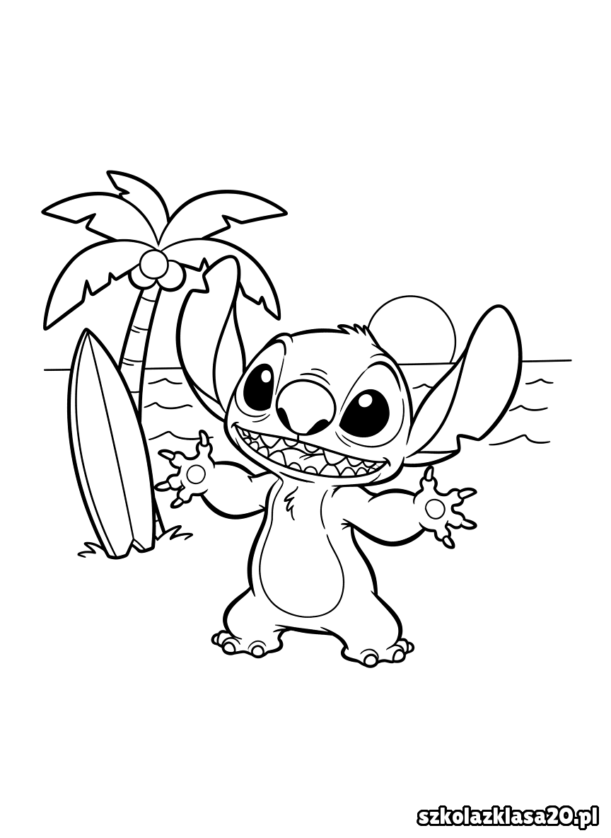 stitch kolorowanka