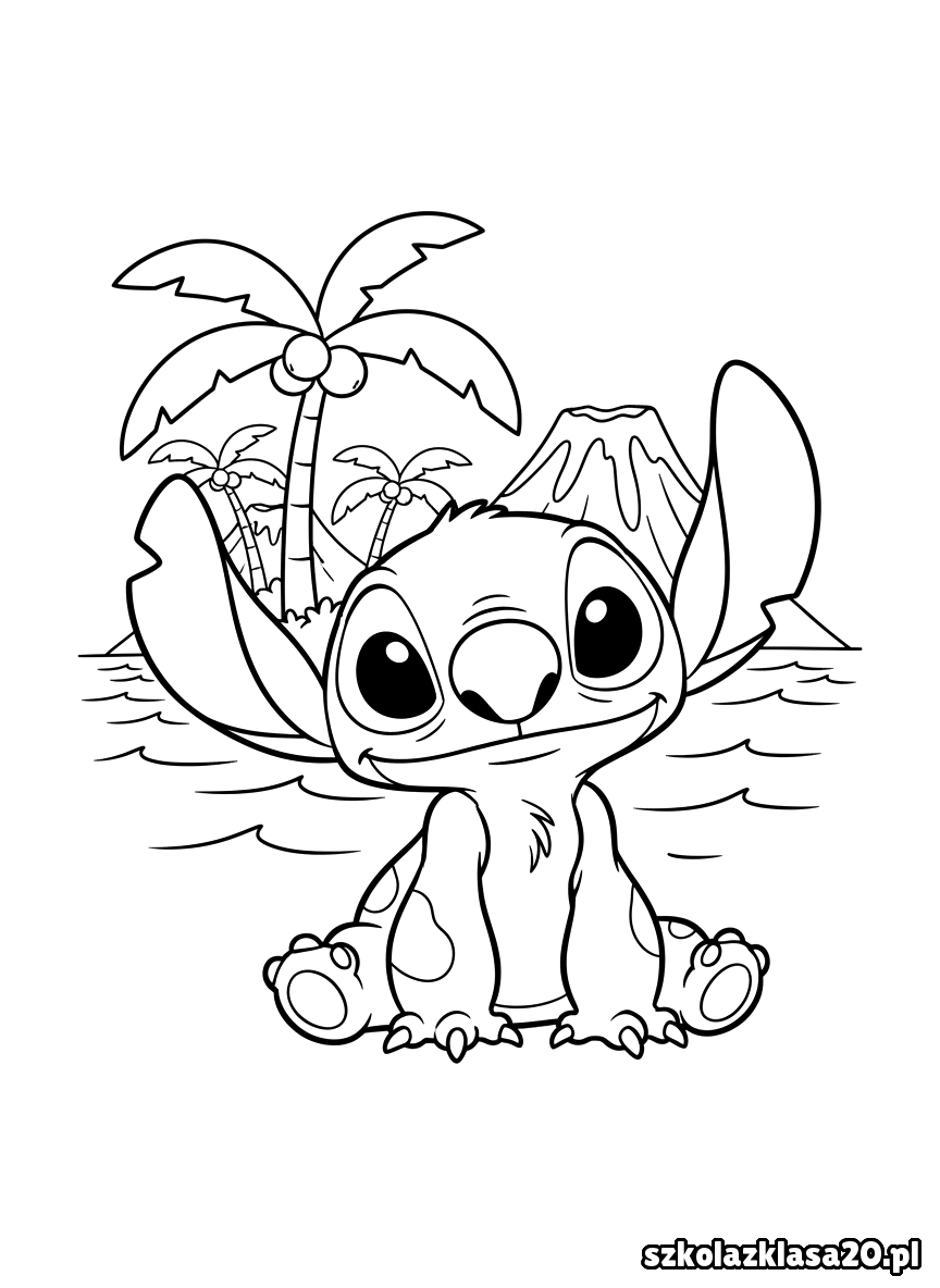 stitch kolorowanka