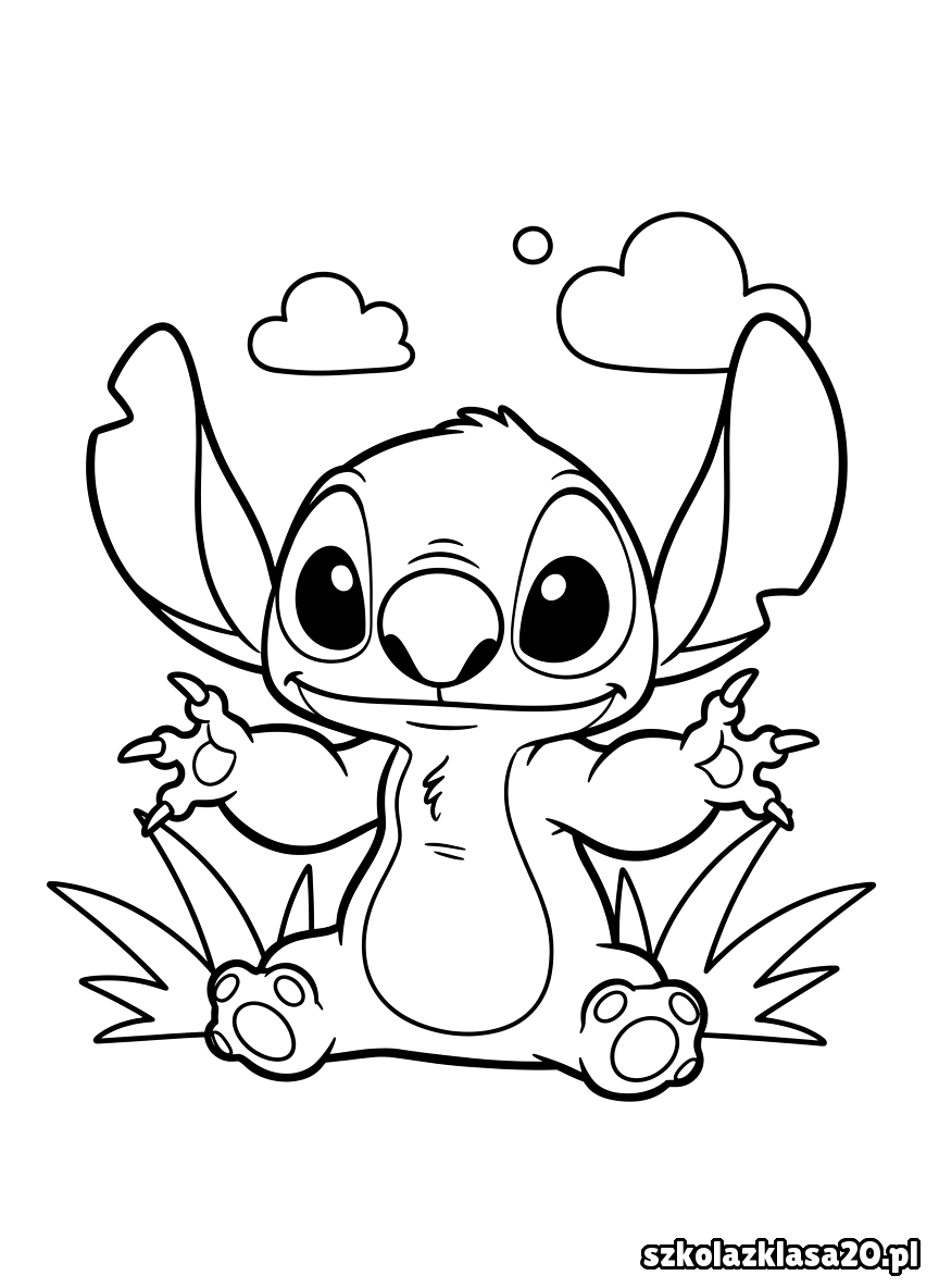 stitch kolorowanka