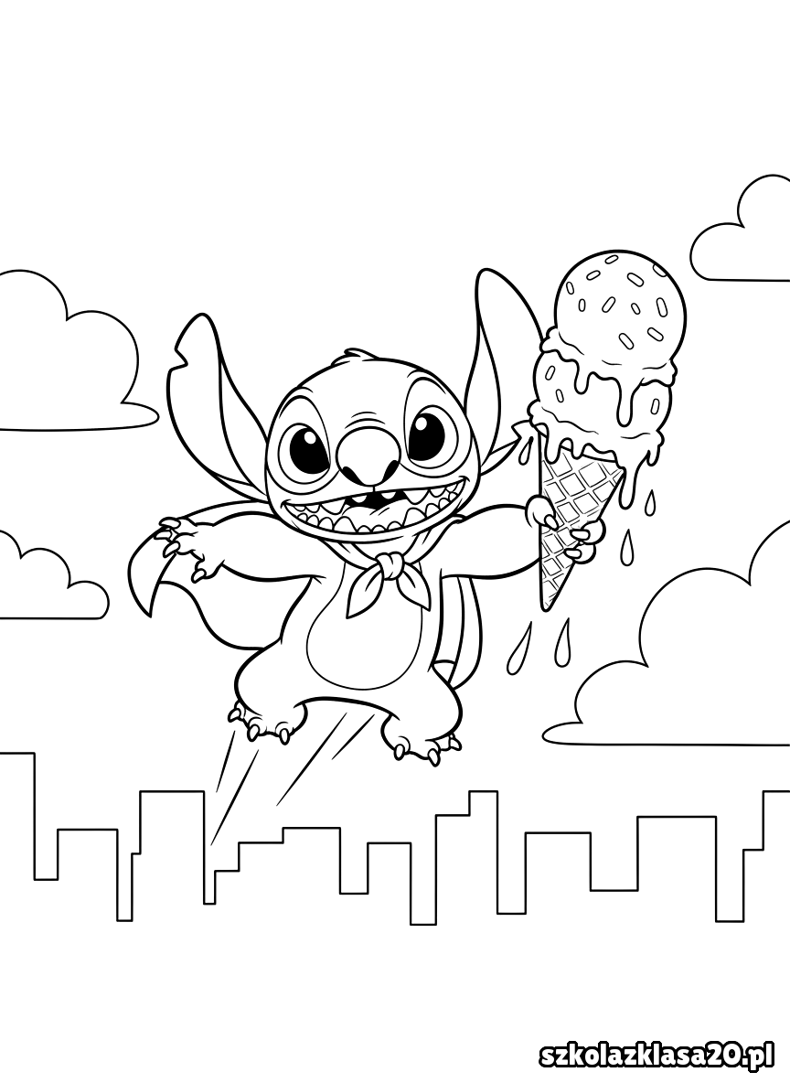 stitch kolorowanka