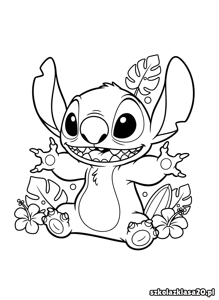 stitch kolorowanka